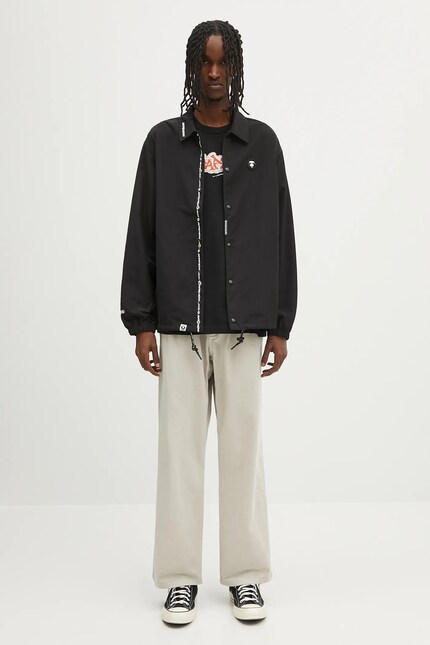 AAPE jacket Now Light Weight black color AAPLJM7701XXO at PRM US