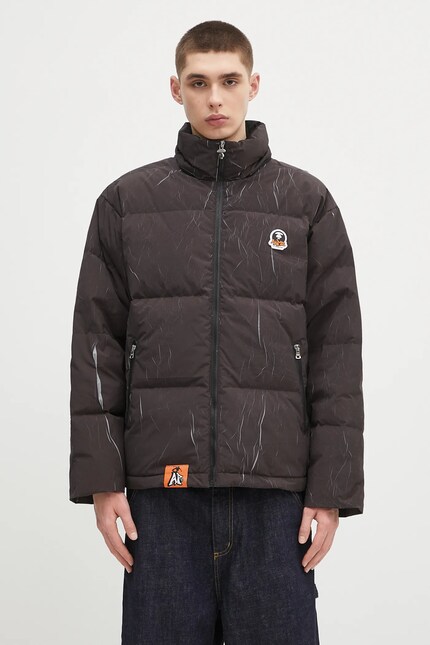 AAPE jacket Main Down black color AAPDNM7665XXN at PRM US