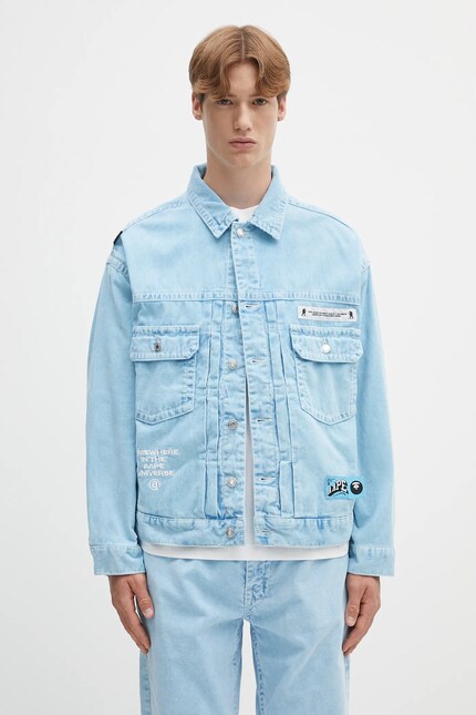 AAPE jacket Main Light Weight blue color AAPLJM7674XXN at PRM US