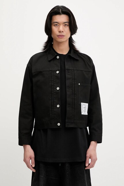 NEIGHBORHOOD denim jacket BW . TYPE-1 black color 251AQNH-JKM03 at
