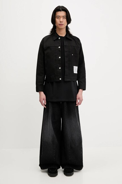 NEIGHBORHOOD denim jacket BW . TYPE-1 black color 251AQNH-JKM03 at