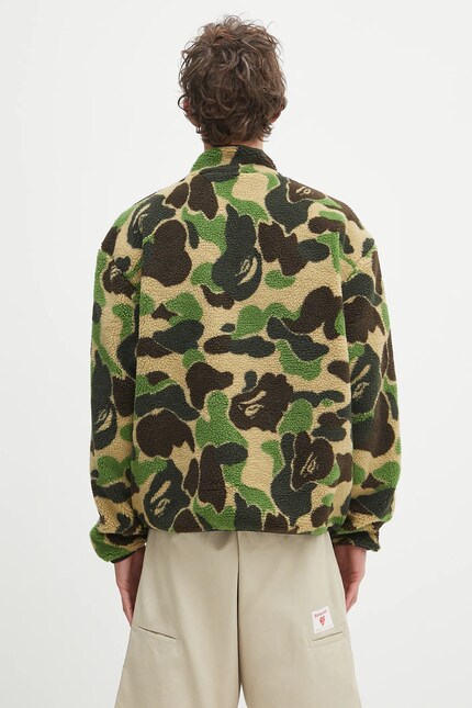A Bathing Ape reversible jacket ABC camo boa ripstop reversible