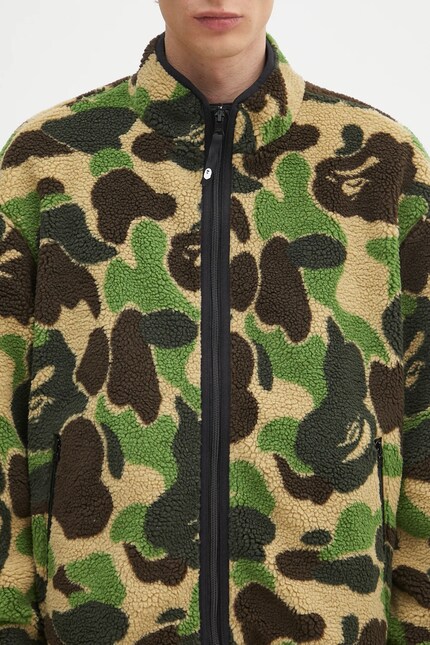 A Bathing Ape reversible jacket ABC camo boa ripstop reversible