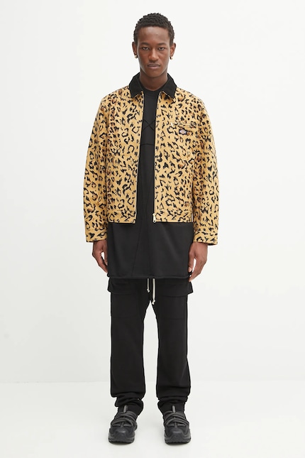 Wacko Maria cotton jacket DICKIES / LEOPARD WORK JACKET beige Wacko Maria cotton jacket DICKIES / LEOPARD WORK JACKET beige