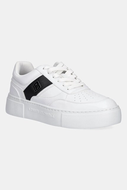 Armani Exchange sneakers femei, culoarea alb, XDX176 XV917 K488