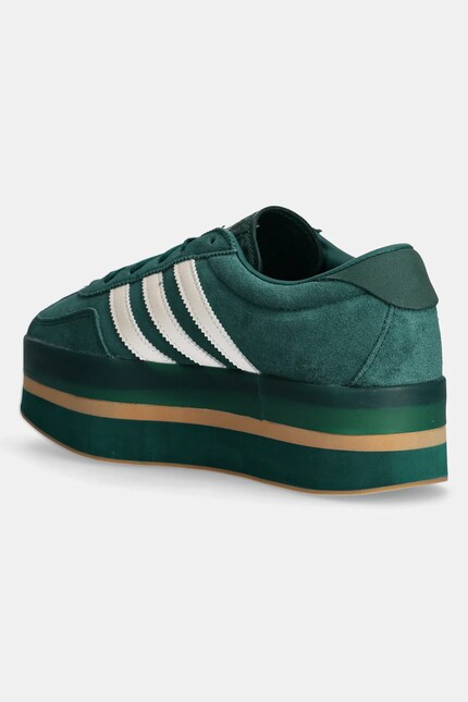 Шерстяные кроссовки adidas Originals Gazelle Stack цвет зелёный