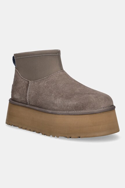 UGG snow boots Classic Mini Dipper brown color 1168170-SKP at PRM US