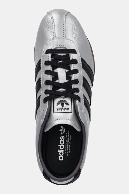 adidas Originals leather sneakers Tokyo Decon women's silver color