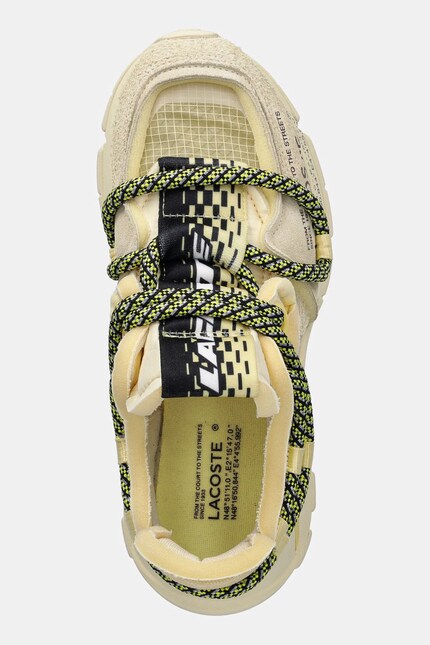 Кроссовки Lacoste L003 ACTIVE RUNWAY женские цвет жёлтый 49SFA0014