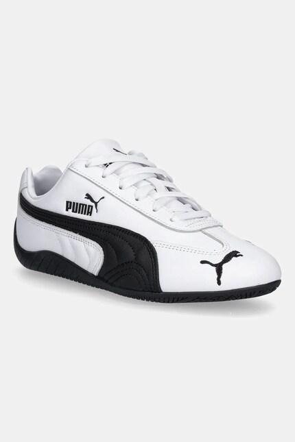Кожаные кроссовки Puma Speedcat LTH женские цвет белый 401603 на PRM