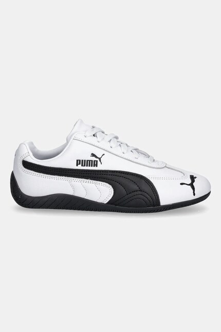 Кожаные кроссовки Puma Speedcat LTH женские цвет белый 401603 на PRM