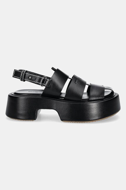 JW Anderson leather sandals women's black color SN0099 LA0323 999