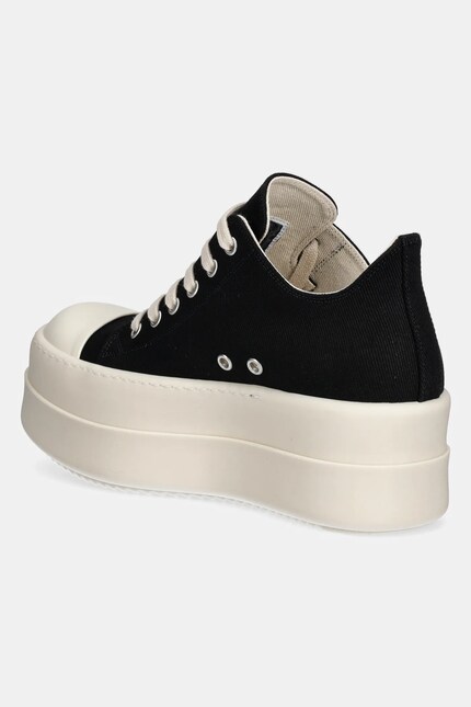 Кеды Rick Owens Double Bumper Low Sneaks цвет чёрный DS01E3832.DO