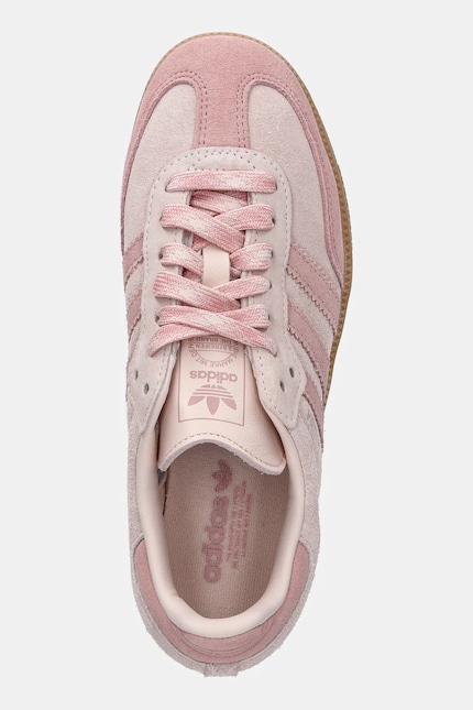 Замшевые кроссовки adidas Originals Samba OG W цвет розовый JR8874 Замшевые кроссовки adidas Originals Samba OG W цвет розовый JR8874