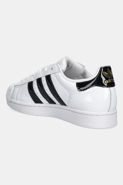 adidas Originals sneakers din piele Superstar II W culoarea alb