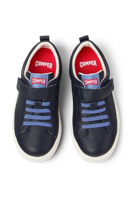 Дитячі шкіряні кросівки Camper Runner Four Kids колір бежевий