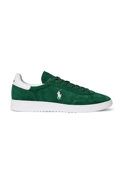 Polo Ralph Lauren suede sneakers Bedford Pp green color
