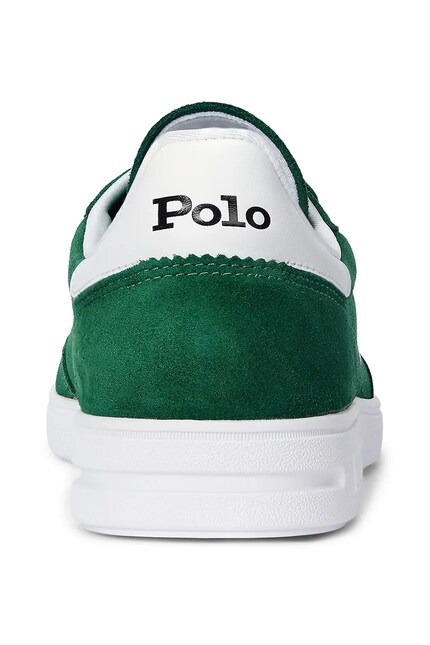 Polo Ralph Lauren suede sneakers Bedford Pp green color