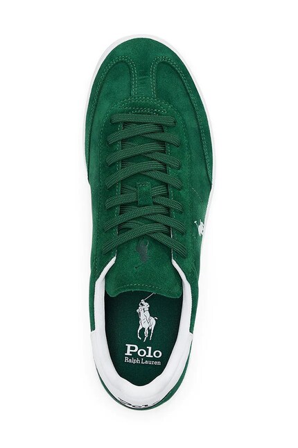 Polo Ralph Lauren suede sneakers Bedford Pp green color