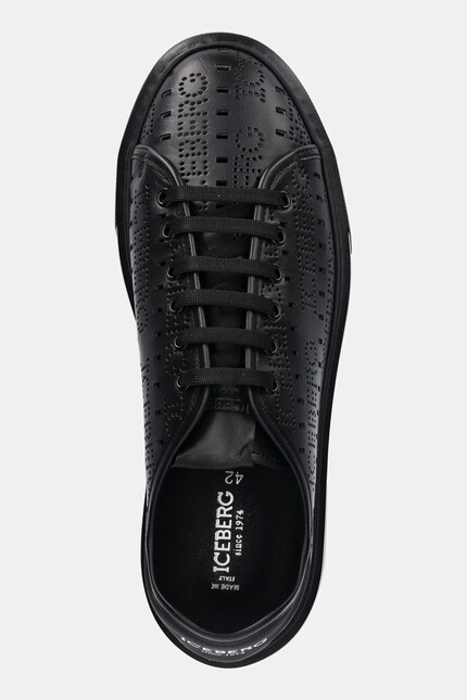 Iceberg sneakers din piele Bozeman barbati, culoarea negru