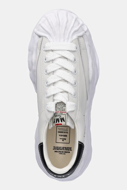 Maison MIHARA YASUHIRO leather trainers Blakey men's white color