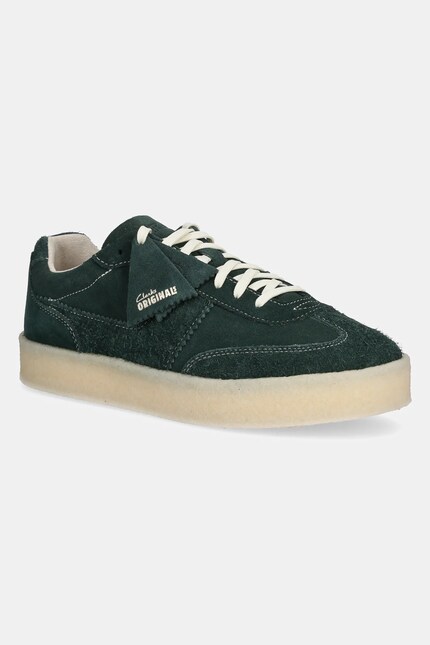Clarks Originals suede sneakers Tor 80 men's green color 26180191