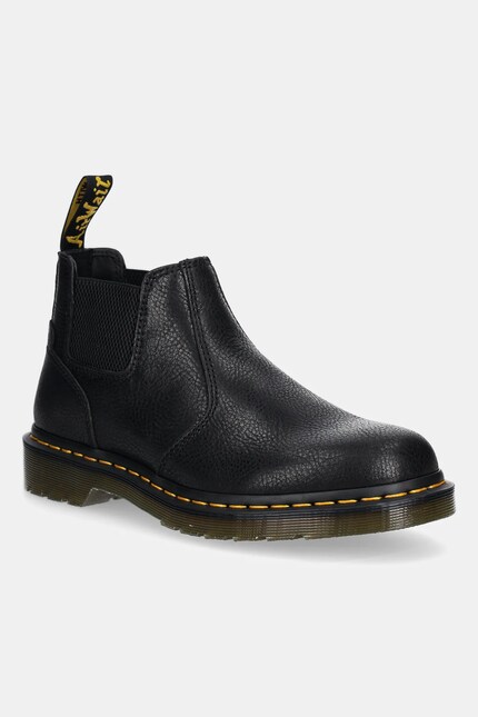 Dr. Martens leather shoes 2976 Lo Chelsea Boot men's black color
