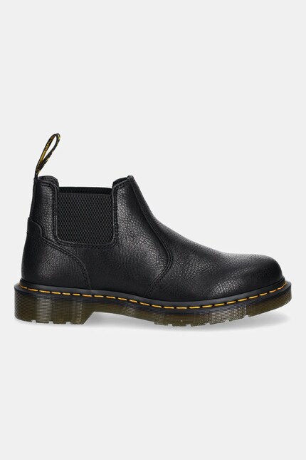 Dr. Martens leather shoes 2976 Lo Chelsea Boot men's black color