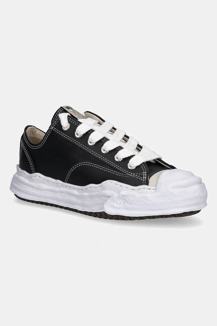 Maison MIHARA YASUHIRO leather plimsolls Hank Shoes black color