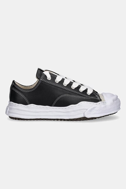 Maison MIHARA YASUHIRO leather plimsolls Hank Shoes black color