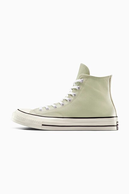Converse leather trainers Chuck 70 green color A10549C at PRM US