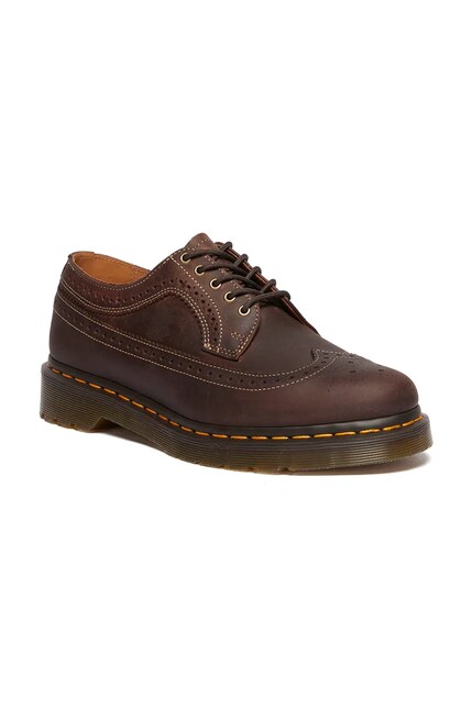 Dr. Martens leather shoes 3989 YS brown color DM40553201 at PRM US