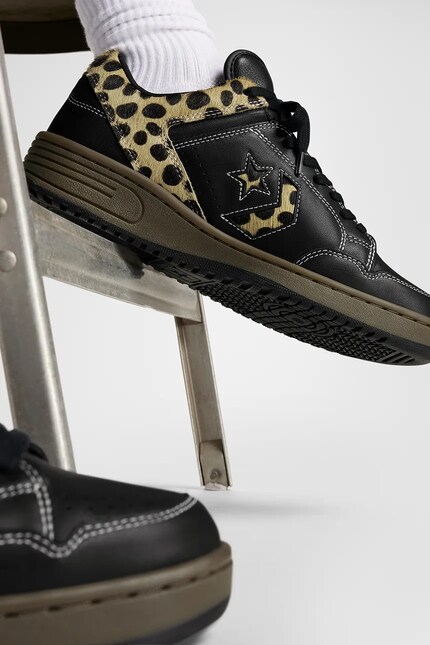 Converse leather sneakers Weapon black color A12707C at PRM US