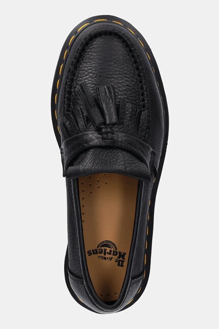 Dr. Martens leather loafers Adrian YS Tassel Loafer black color