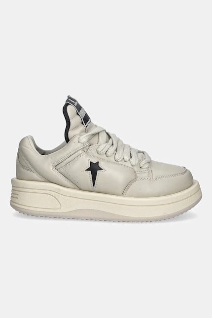 Кожаные кроссовки Rick Owens DRKSHDW x Converse TURBOWPN OX цвет