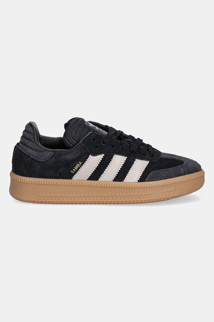 Шкіряні кросівки adidas Originals Samba XLG колір чорний JS3825