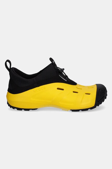 CROCS Black Mesh Water Shoes with Yellow Accents Water Shoes Sz M10 Crocs Men main image 3