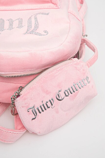 Juicy Couture рюкзак для женщин велуровый KIMBERLY розовый