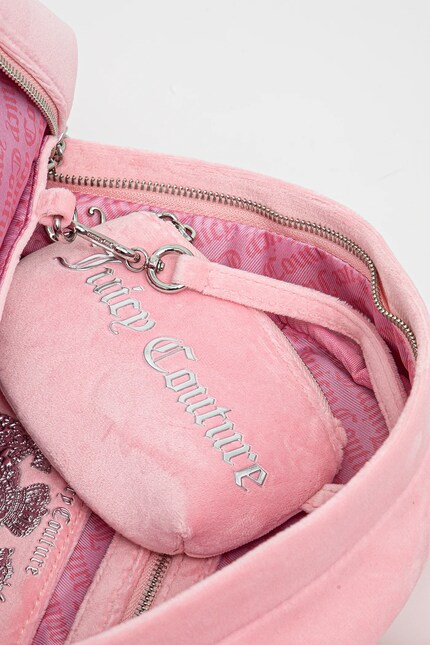 Juicy Couture рюкзак для женщин велуровый KIMBERLY розовый