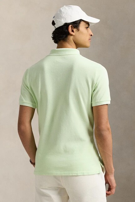 Polo Ralph Lauren cotton polo shirt men's green color smooth