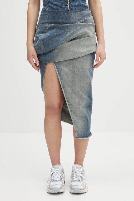 Rick Owens DRKSHDW denim skirt Low Twist Skirt PRM EU