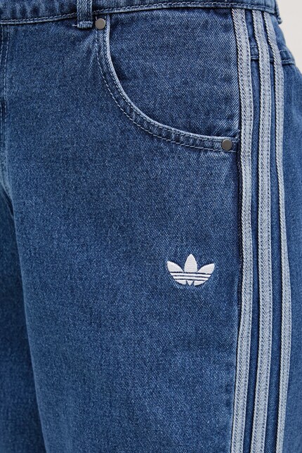 adidas Originals jeansi DENIM 3S PANT femei, JD2574 | ANSWEAR.ro