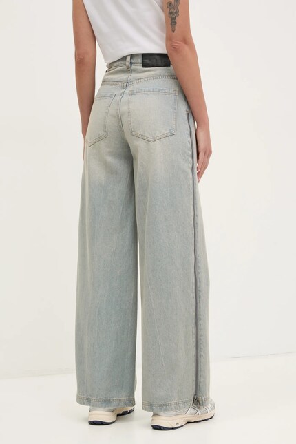 Джинсы adidas Originals DENIM ZIP PANT женские JX9210 | ANSWEAR.ua