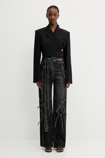 22日まで ショートパンツ　ブラック OTTOLINGER ottolinger Ottolinger jeans. Strappy Signature Wrap 117.202617.01 at PRM US