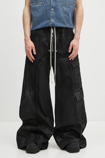 Rick Owens DRKSHDW jeans Imbalanced Double Cargo Jumbo Belas PRM EU