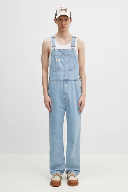 Dickies denim overalls Dickies Classic Denim Bib Vintage Aged Blue