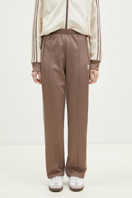 adidas Originals joggers Beckenbauer Classic brown color with an