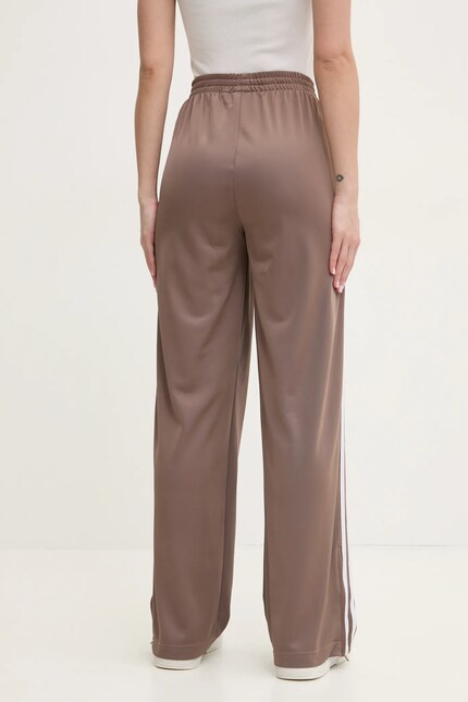 adidas Originals pantaloni de trening Firebird culoarea maro, cu
