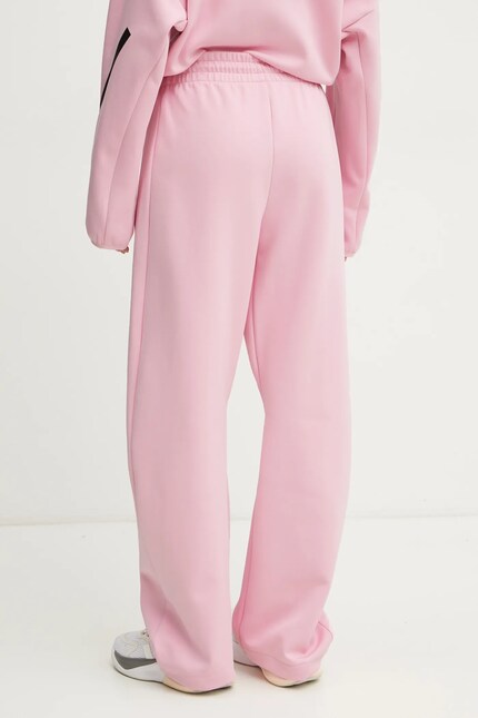 adidas pantaloni de trening Z.N.E. culoarea roz, cu imprimeu