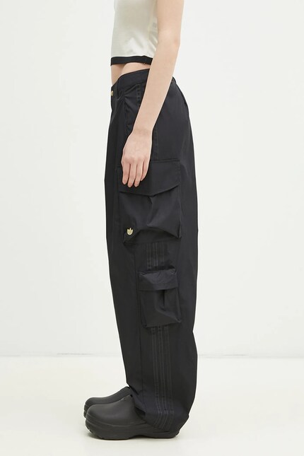 adidas Originals trousers CARGO PANTS women's black color JI5727